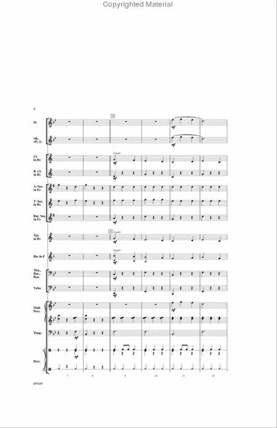 Chopsticks For Christmas Concert Band scores gallery preview page 3