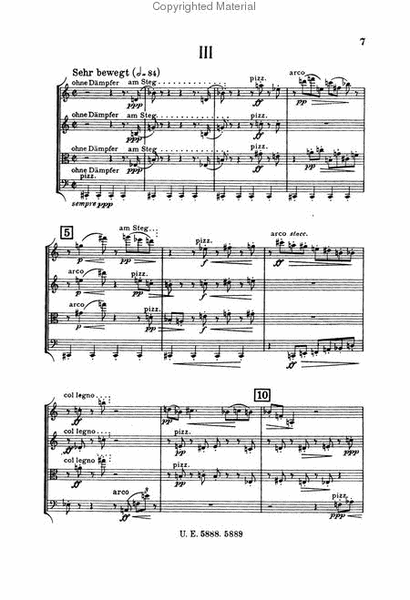 Fifth Movement from String Quartet, Op. 5