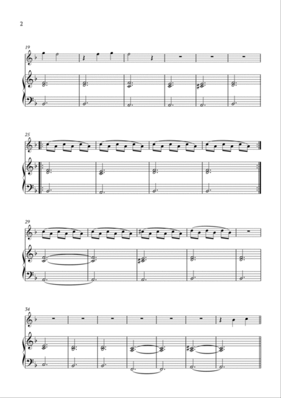 Je Te Laisserai Des Mots Flute Solo scores gallery preview page 2