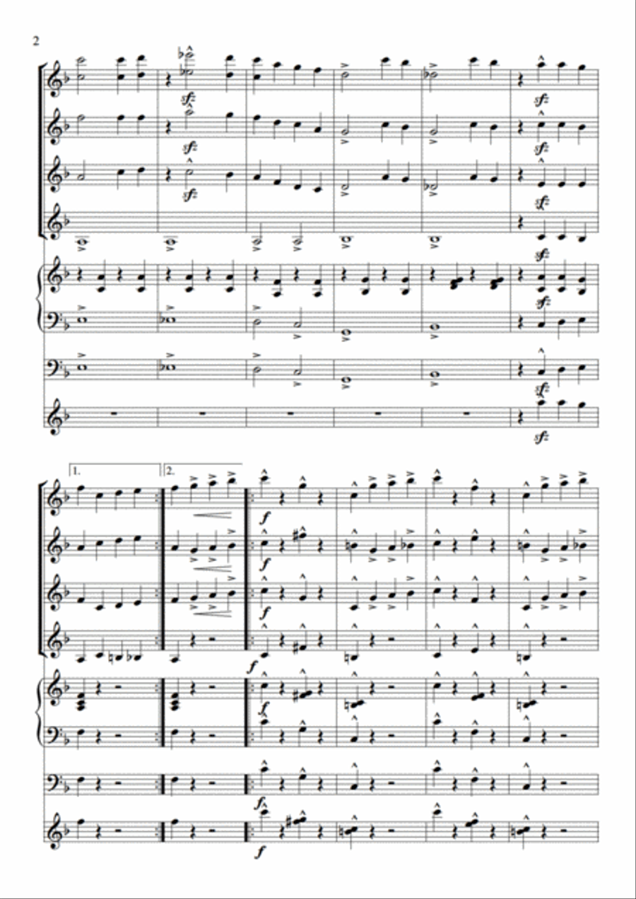 Plink Plank Plunk! Plink Plank Plunk! Set of Parts scores gallery preview page 4