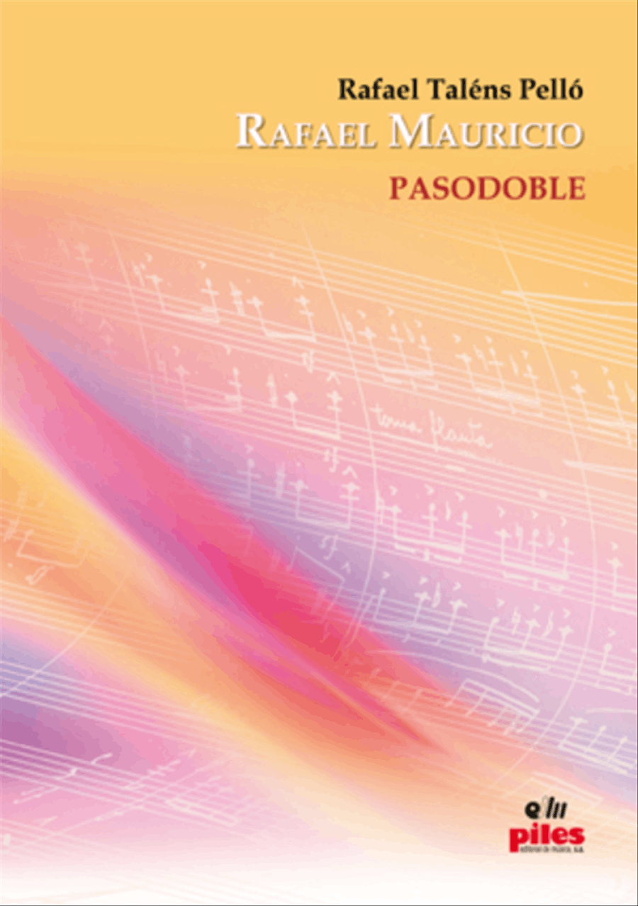 Rafael Mauricio. Pasodoble Concert Band scores gallery preview page 1