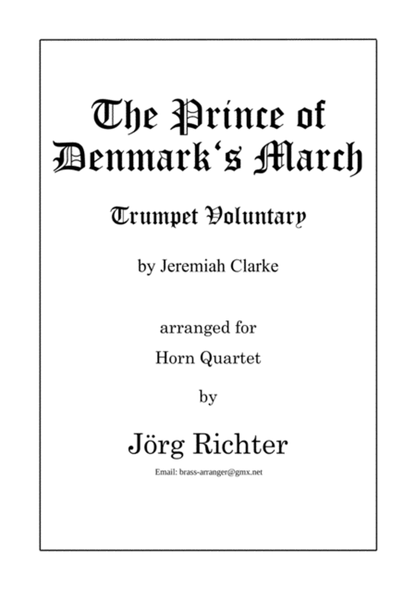 The Prince of Denmark's March (Trumpet Voluntary) for Horn Quartet image number null