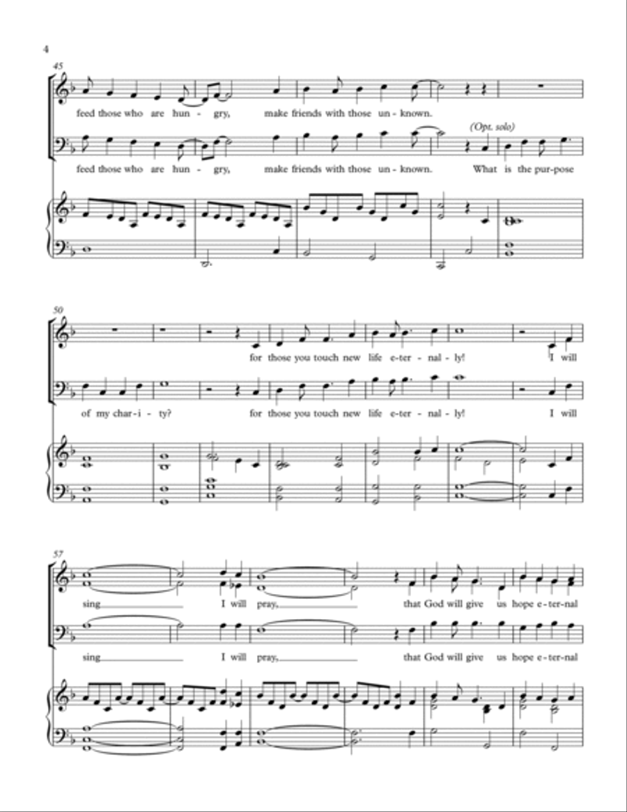 I Will Sing 3-Part scores gallery preview page 4