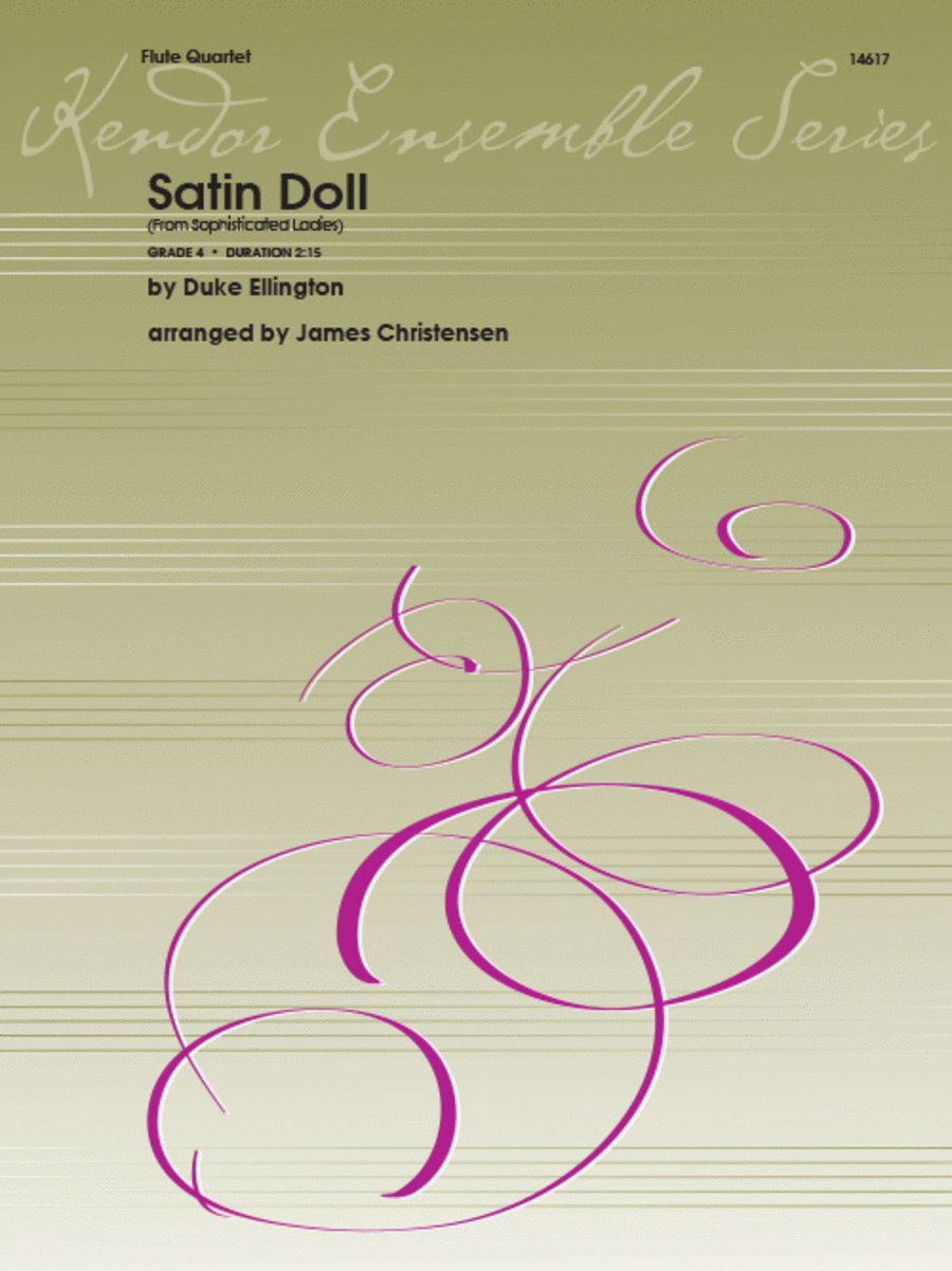 Satin Doll (From Sophisticated Ladies) Flute Quartet scores gallery preview page 1