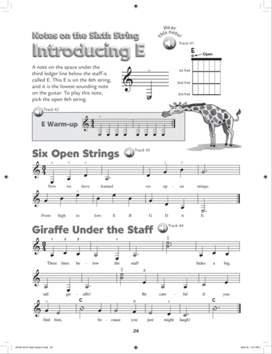 Alfred's Kid's Guitar Course 2 Easy Guitar scores gallery preview page 5