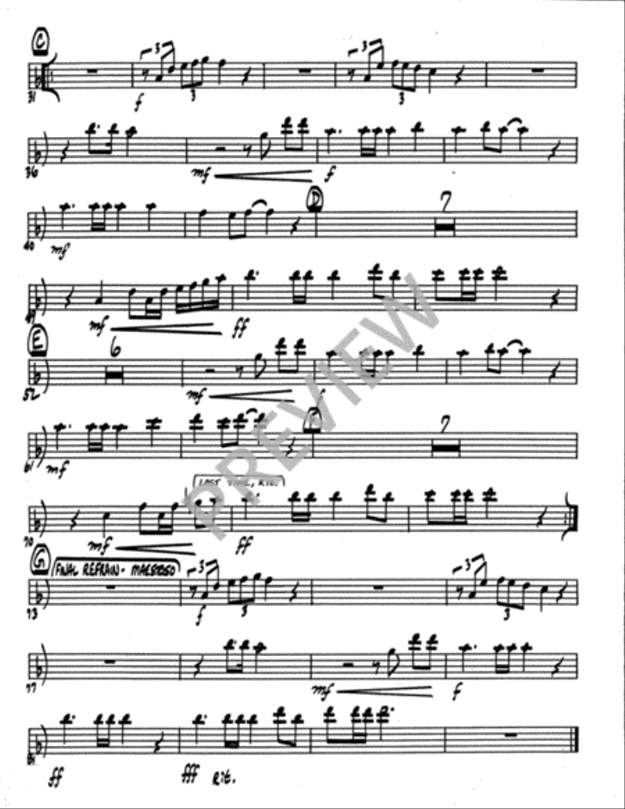 Go Up to the Altar of God - Instrument edition Handbell Choir scores gallery preview page 7