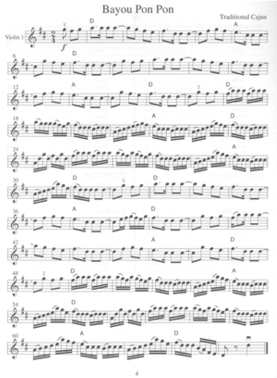 American Fiddle Tunes for Solo and Ensemble - Violin 1&2 Violin scores gallery preview page 4