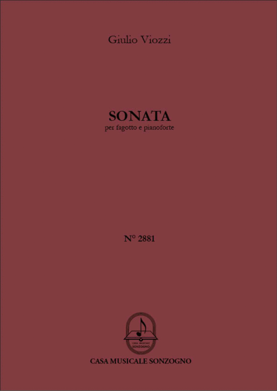 Sonata Per Fagotto E Pianoforte Bassoon Solo scores gallery preview page 1