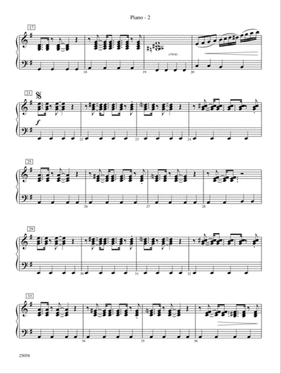 City Nights: Piano Accompaniment Full Orchestra scores gallery preview page 2