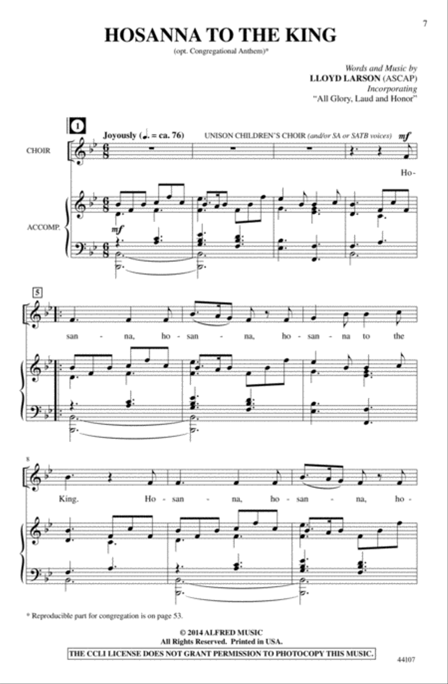The Passion and the Promise 4-Part scores gallery preview page 7
