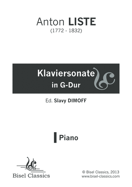 Klaviersonate in G-Dur