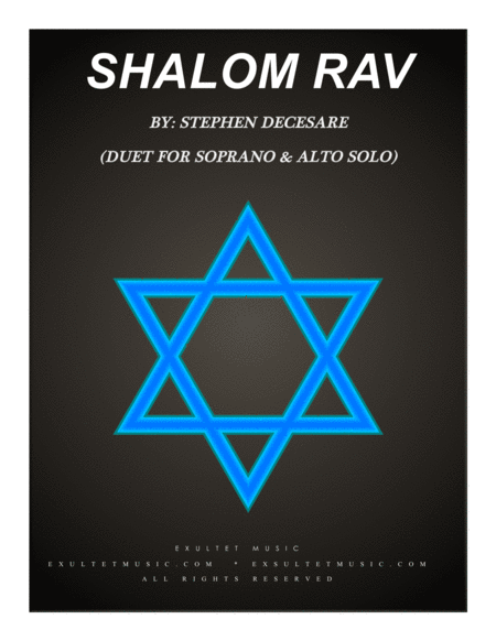 Shalom Rav (Duet for Soprano and Alto Solo) image number null