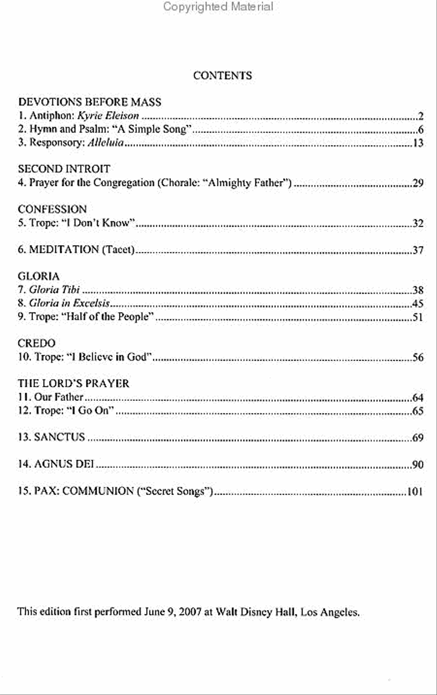 Mass Mass 4-Part scores gallery preview page 2