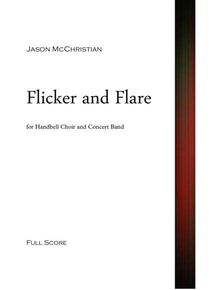 Flicker and Flare - for Handbell Choir and Concert Band image number null
