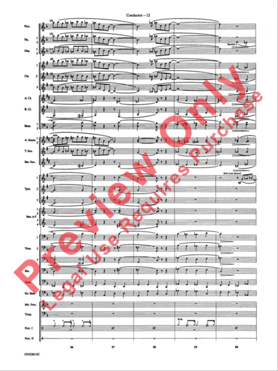 Duke Ellington! Duke Ellington! Concert Band scores gallery preview page 15
