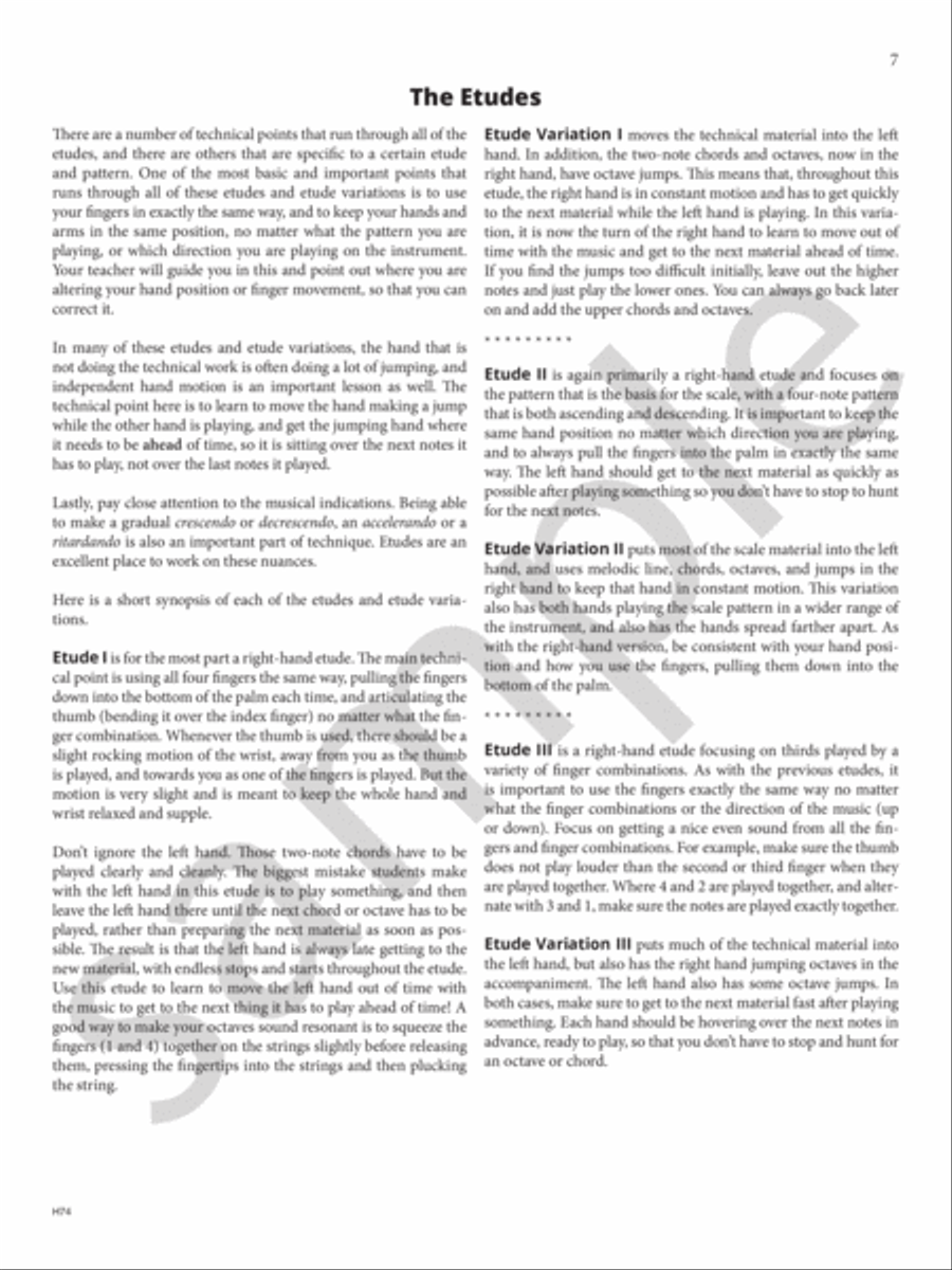 Bochsa Revisited - 40 Easy Etudes, Op. 318 - Vol I Harp scores gallery preview page 5