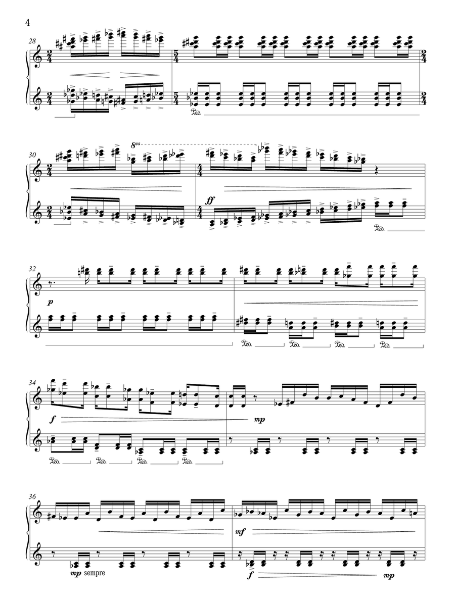 Dichotomie I - Méchanisme Piano Solo scores gallery preview page 4
