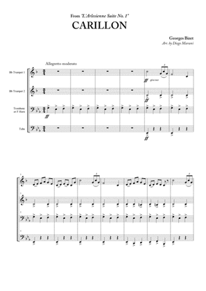 Carillon from "L'Arlesienne Suite No. 1" for Brass Quartet