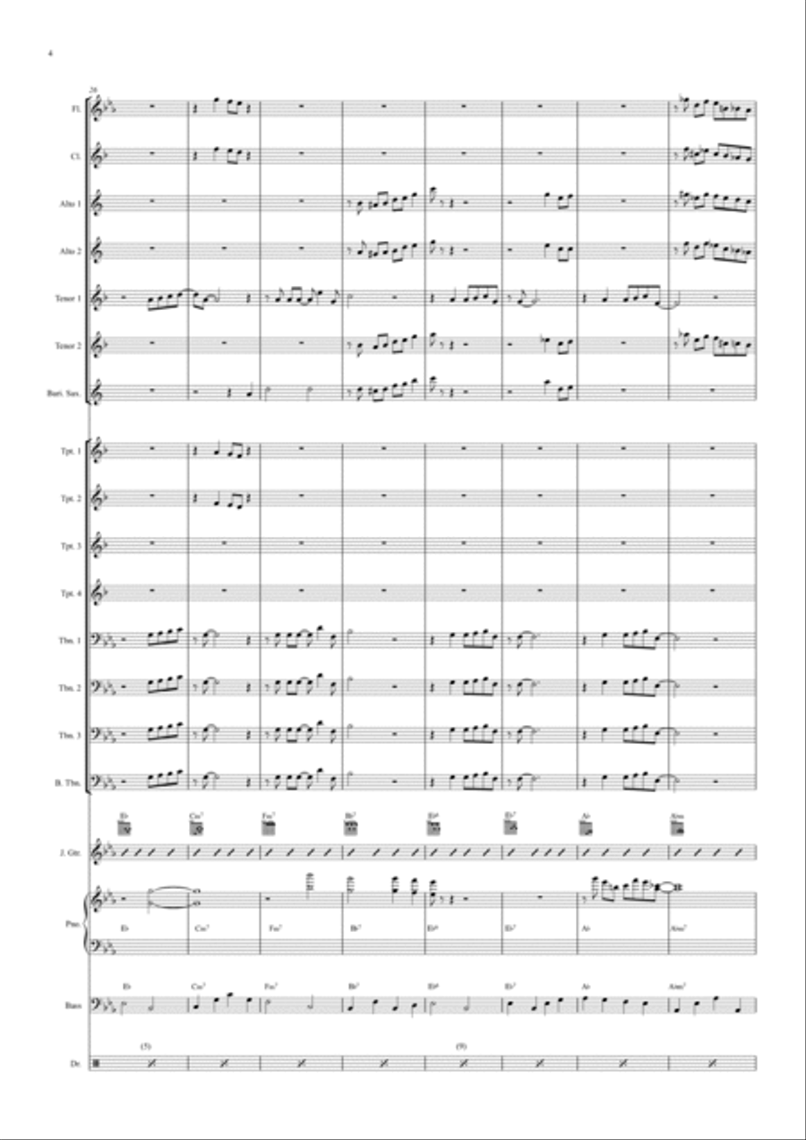 Monsters Inc. Jazz Ensemble scores gallery preview page 5