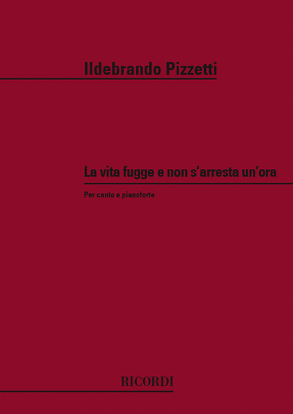 Tre Sonetti Del Petrarca: N.1 La Vita Fugge E Non