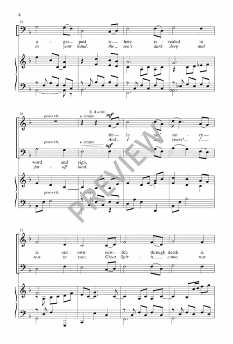 Three Holy Days / The Lone, Wild Bird 3-Part scores gallery preview page 4