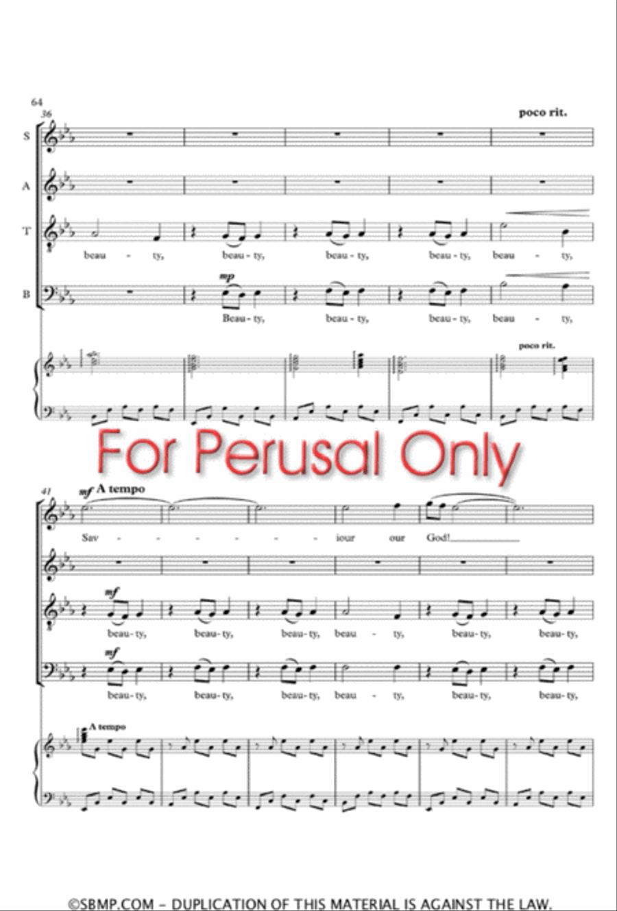 The Christmas Alleluias - SATB divisi Choral Book Divisi scores gallery preview page 65