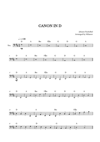 Canon in D | Pachelbel | Tuba image number null