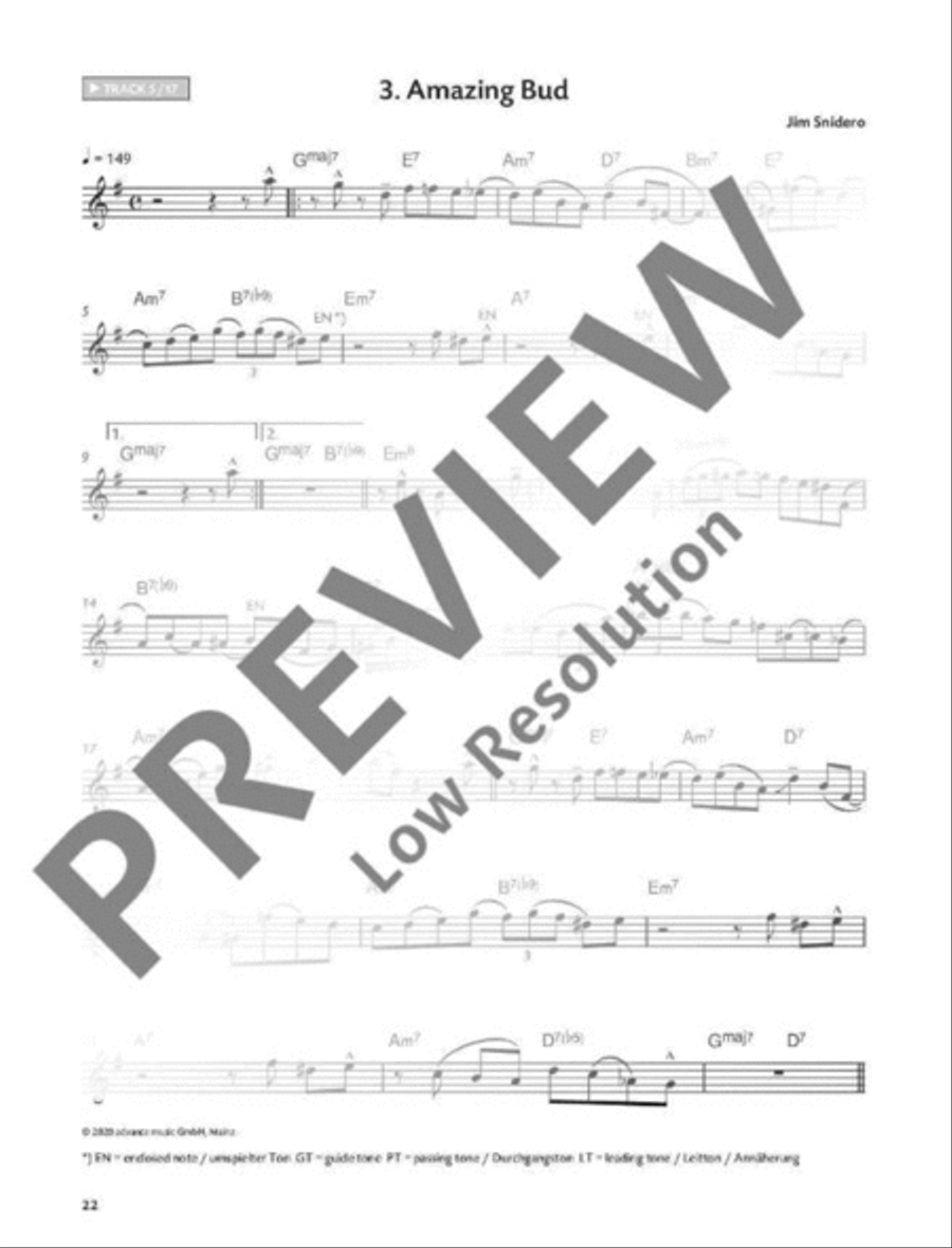 The Essence of Bebop Alto Saxophone Alto Saxophone scores gallery preview page 17