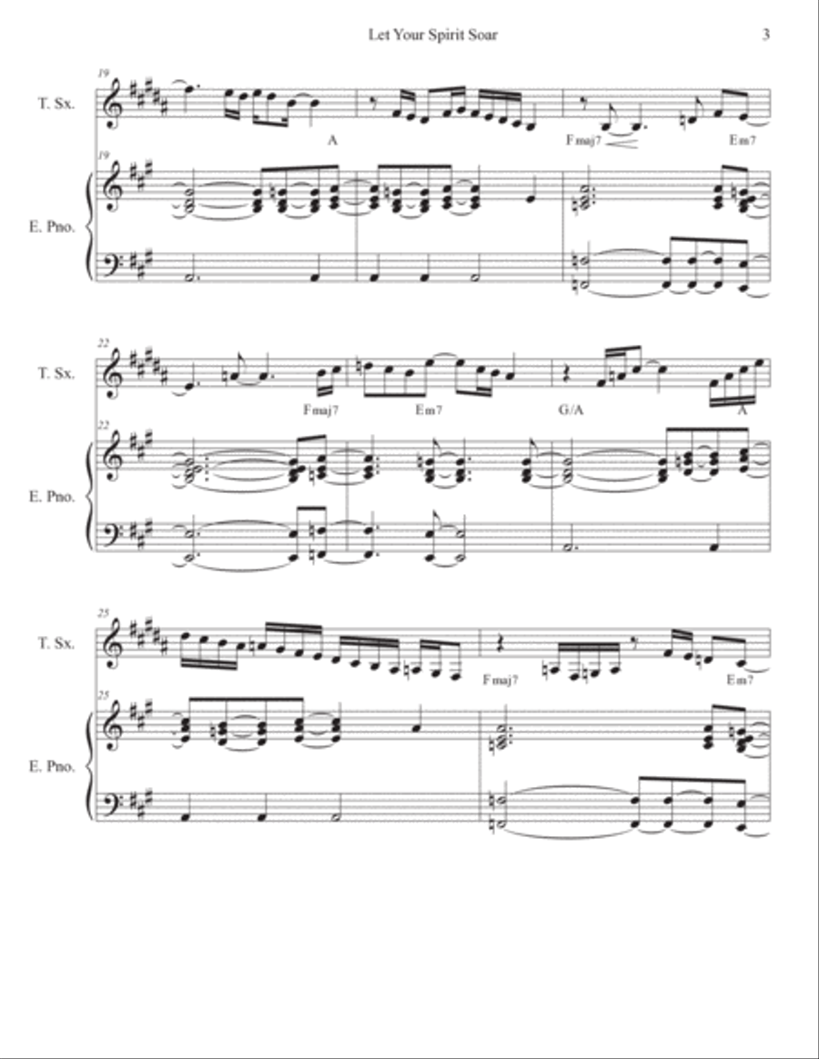 Let Your Spirit Soar Let Your Spirit Soar Piano, Vocal, Guitar scores gallery preview page 3