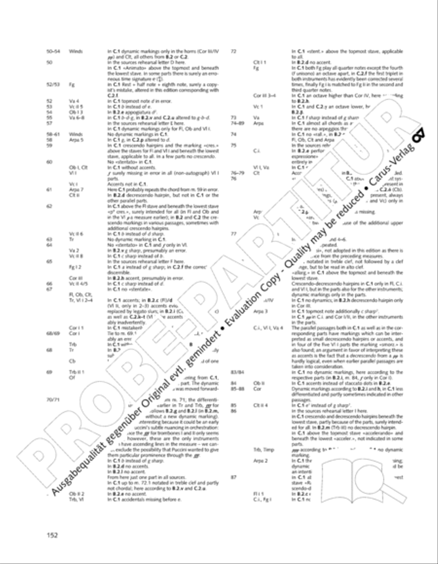 Edizione Nazionale delle Opere di Giacomo Puccini. II. Instrumental music; 1. Works for orchestra (vol. II/1) Score scores gallery preview page 199