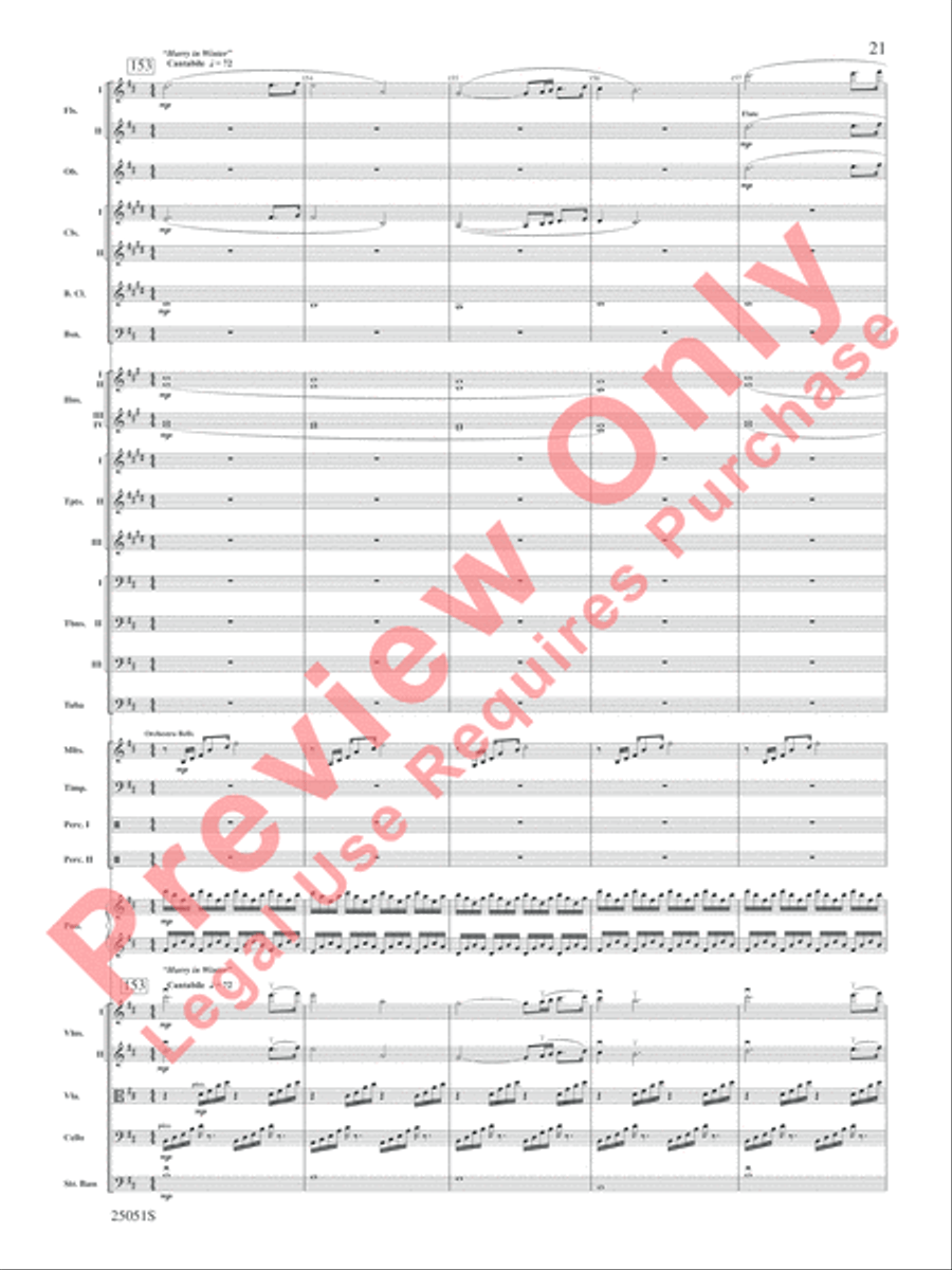 Concert Suite from Harry Potter and the Goblet of Fire Concert Band scores gallery preview page 22