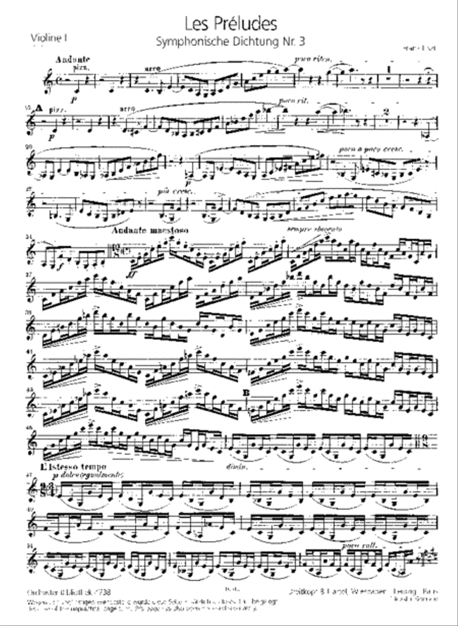 Les Préludes Orchestra scores gallery preview page 2