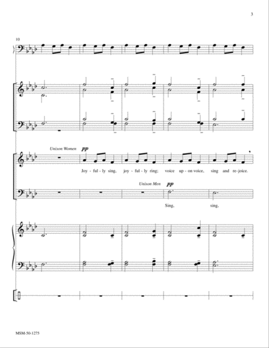 Joyfully Sing (Downloadable Full Score)