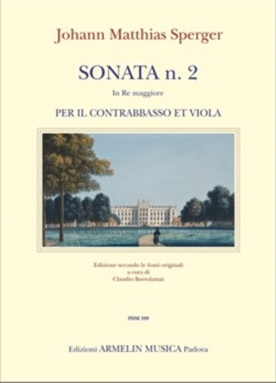 Sonata n. 2 Double Bass scores gallery preview page 1