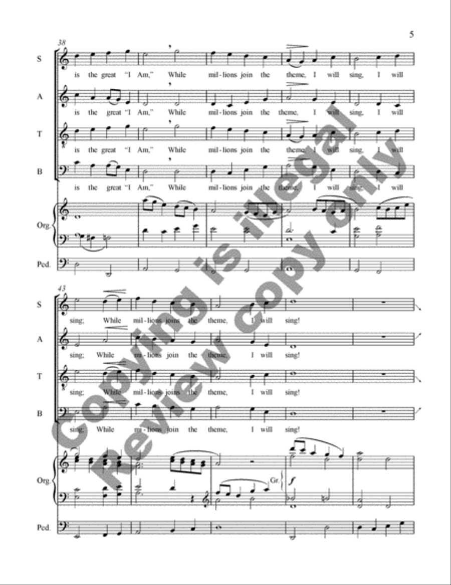 Wondrous Love 4-Part scores gallery preview page 11