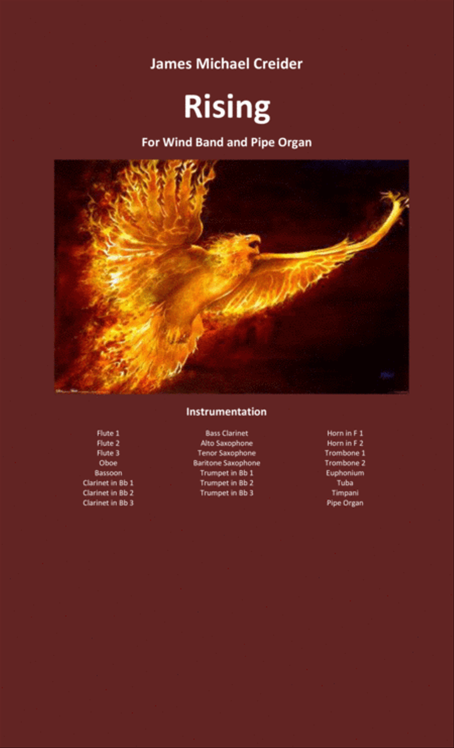 Rising (Score) Concert Band scores gallery preview page 1