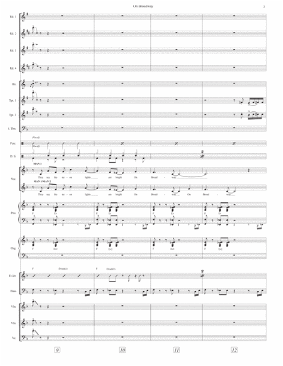 On Broadway Large Ensemble scores gallery preview page 4