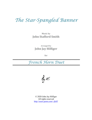 Book cover for The Star-Spangled Banner for French Horn Duet