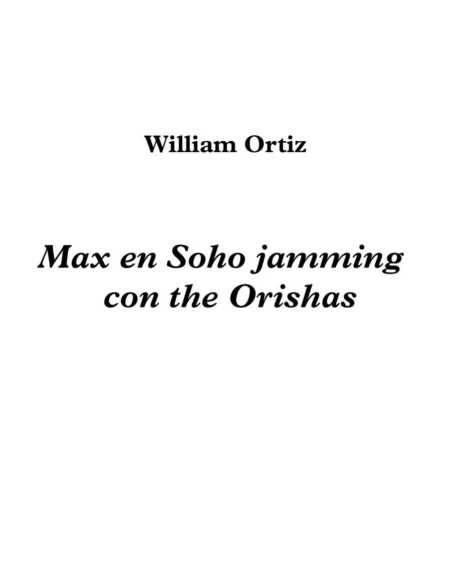 Book cover for Max en Soho jamming con the Orishas