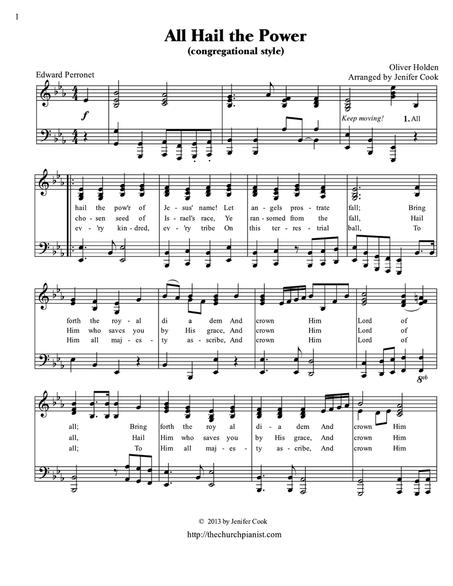 Congregational Piano Hymn Arrangements Booklet One Choir scores gallery preview page 3