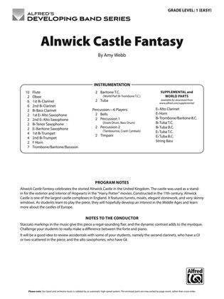 Book cover for Alnwick Castle Fantasy: Score