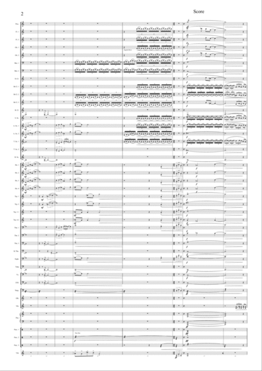 Tambores de Congo Tambores de Congo Concert Band scores gallery preview page 2