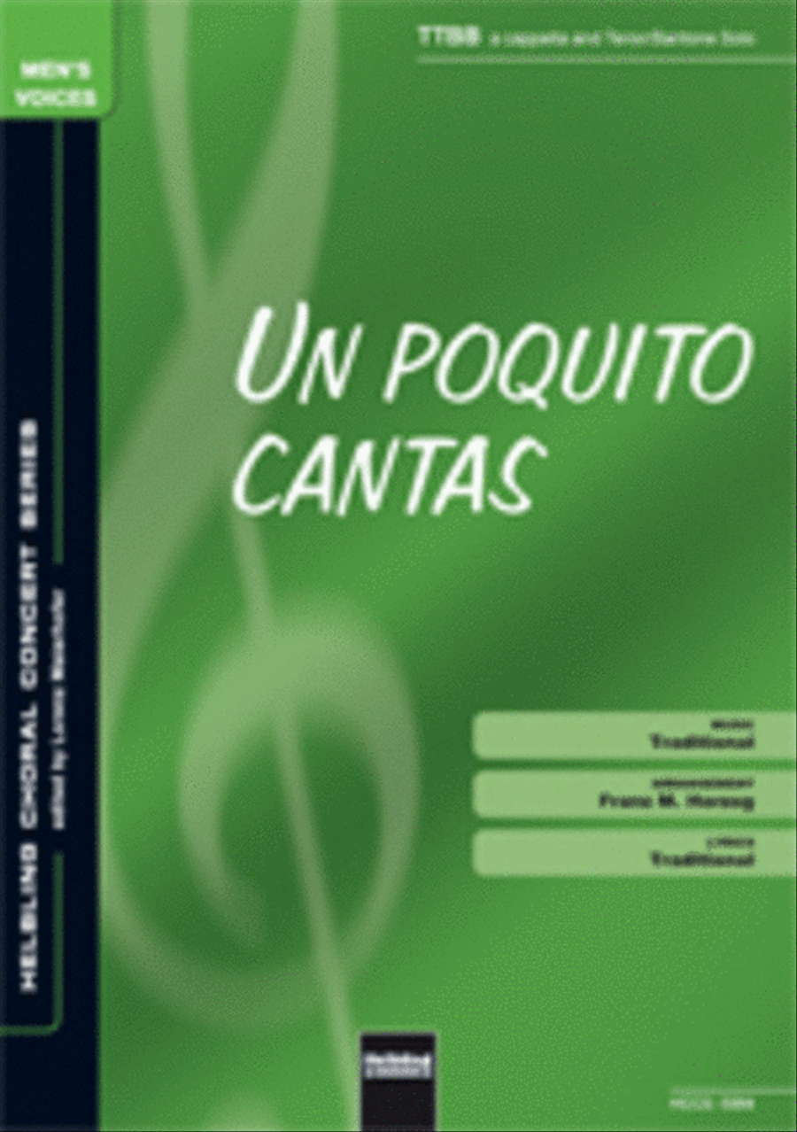 Un poquito cantas TTBB scores gallery preview page 1