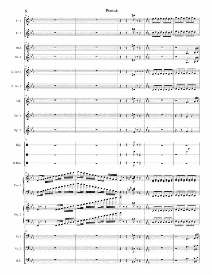 Pianists Large Ensemble scores gallery preview page 6