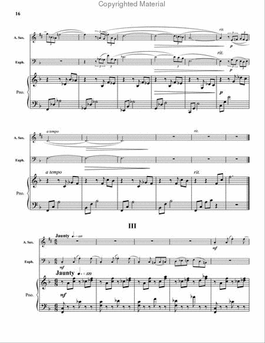 Conversations Saxophone scores gallery preview page 6