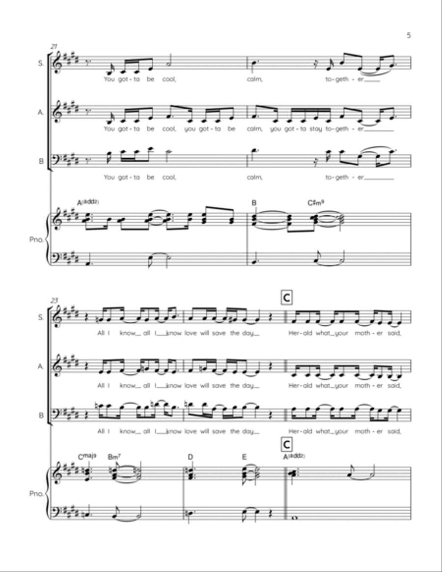 You Gotta Be 3-Part scores gallery preview page 5