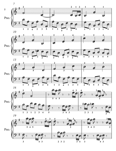 Goldberg Variations BWV 988 14a2 Clav Easiest Piano Sheet Music 2nd Edition
