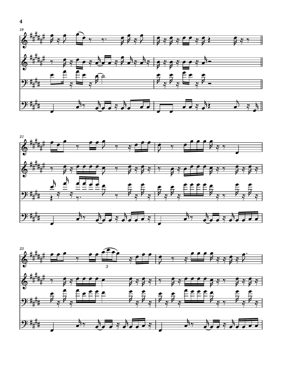 Whatcha See Is Whatcha Get Brass Quartet scores gallery preview page 5