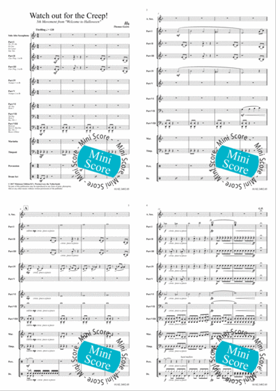 Welcome to Halloween Fanfare Band scores gallery preview page 19