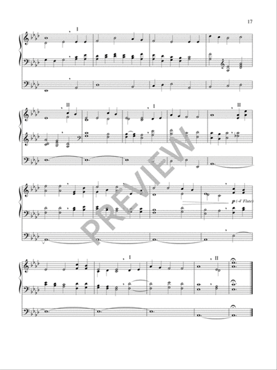 Six Organ Preludes on Hymntunes by Marty Haugen, Jeremy Young, and Skinner Chavez-Melo Organ scores gallery preview page 19